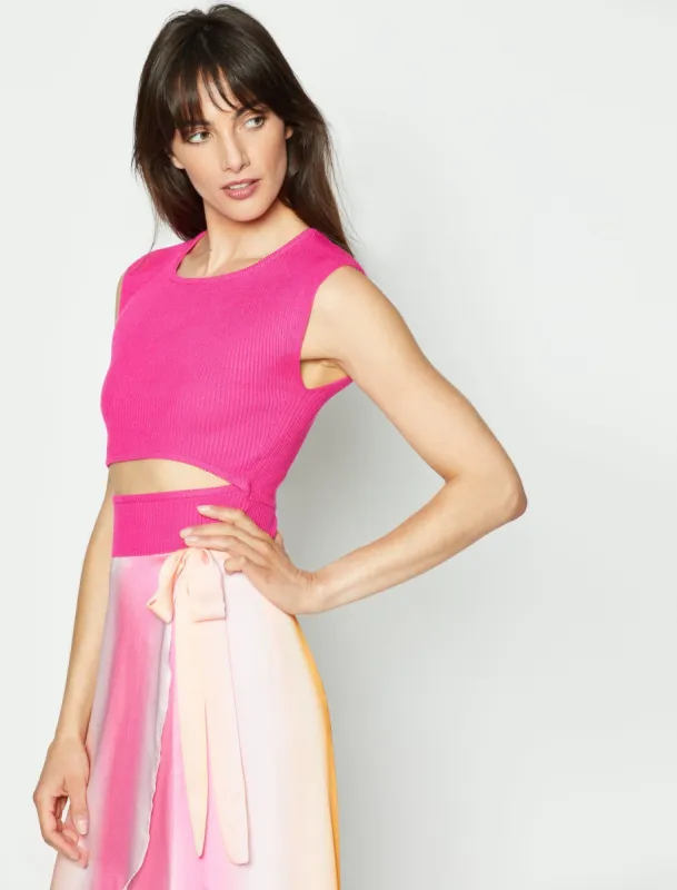 Reese Cutout Top sold by BCBGMaxAzria