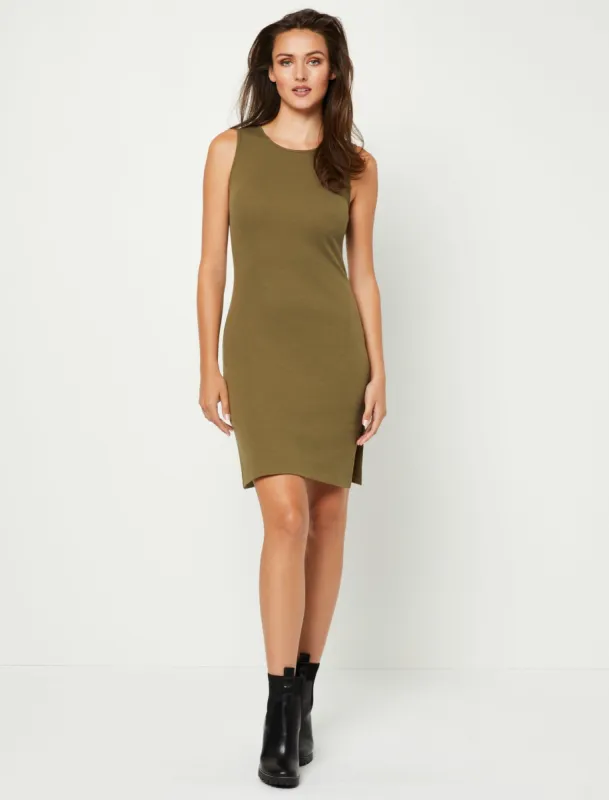 Cross Back Bodycon Dress sold by BCBGMaxAzria