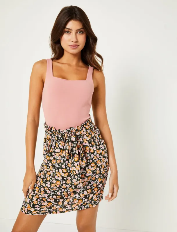 Kellan Square Neck Bodysuit sold by BCBGMaxAzria