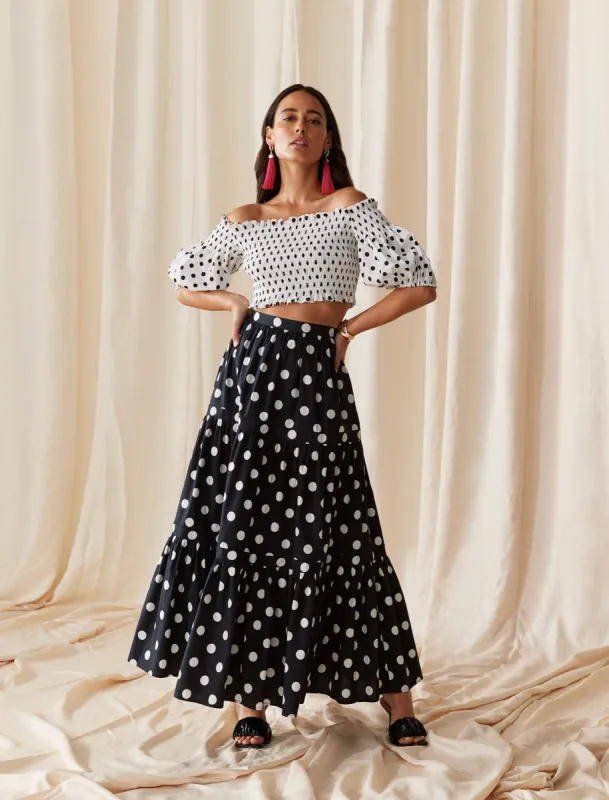 Valeria Fit-And-Flare Skirt sold by BCBGMaxAzria