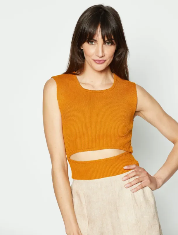 Reese Cutout Top sold by BCBGMaxAzria