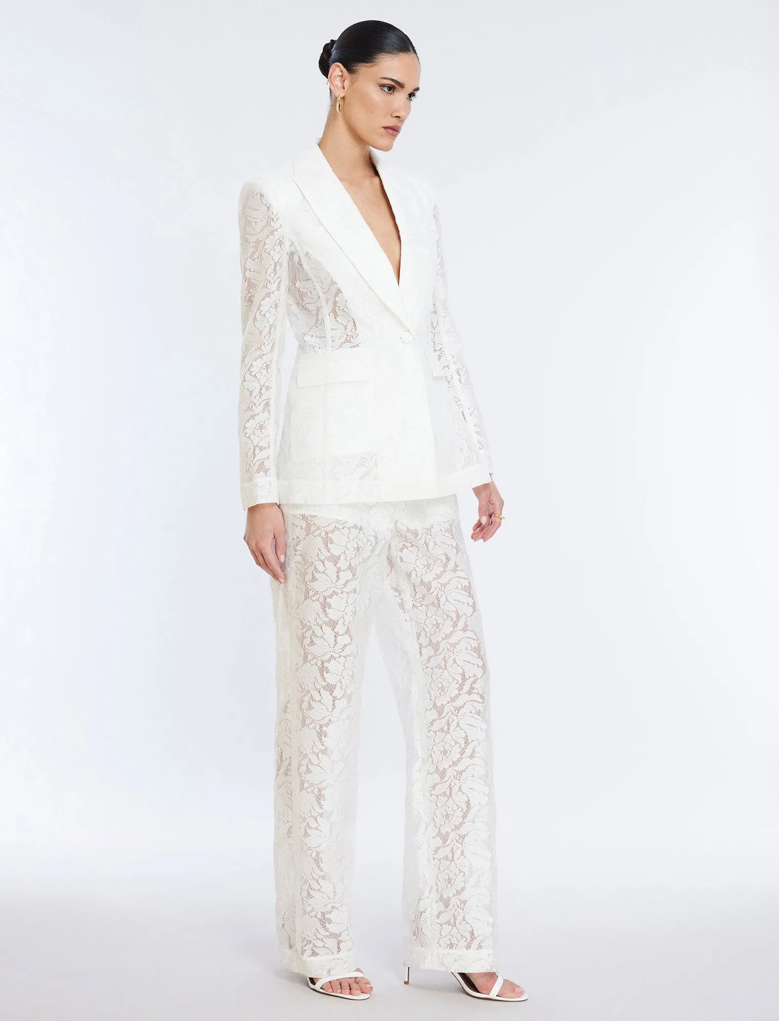 Rialla Lace Blazer sold by BCBGMaxAzria product image thumbnail 3