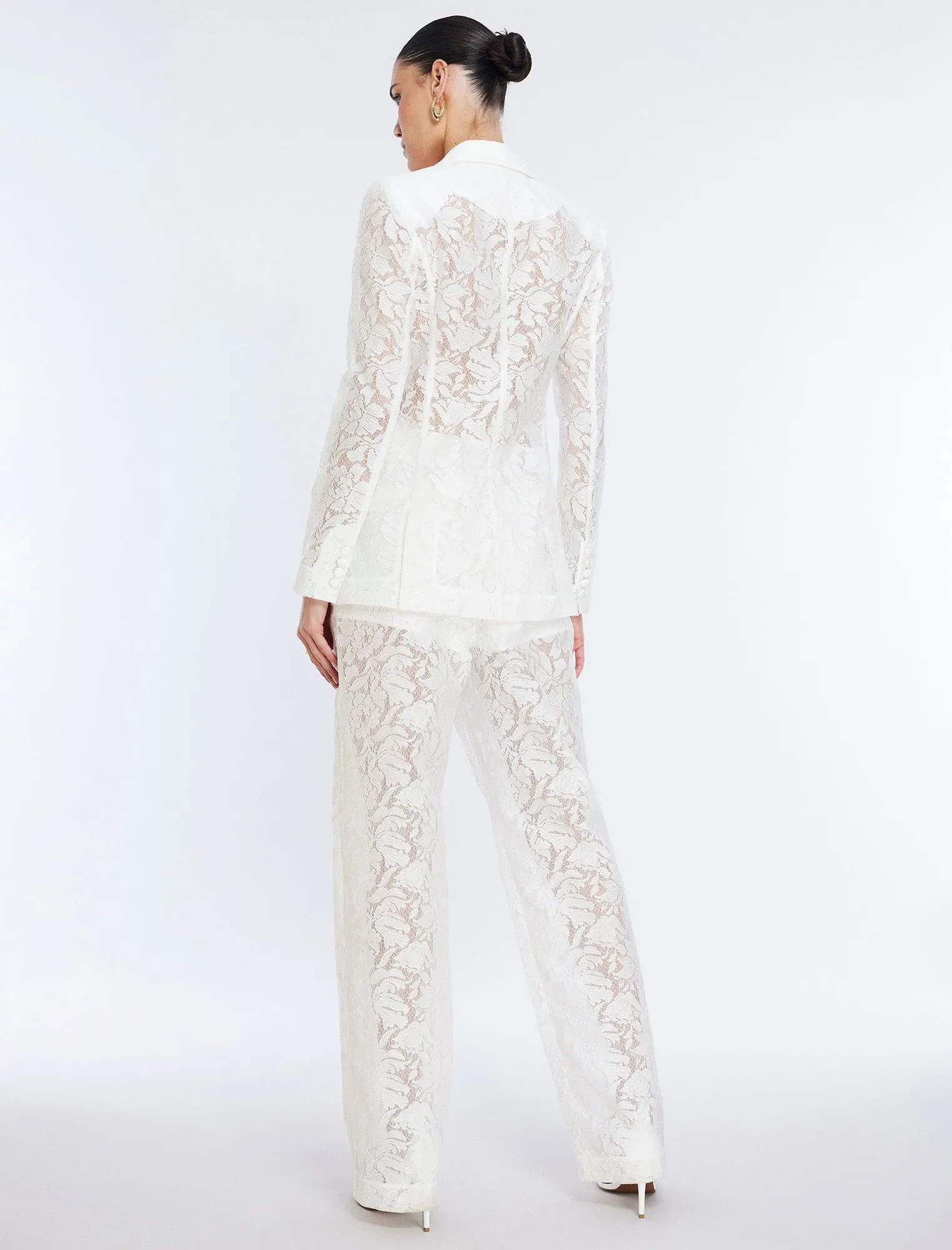 Rialla Lace Blazer sold by BCBGMaxAzria product image thumbnail 4