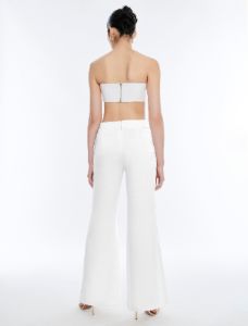 Satin Wide-Leg Trouser sold by BCBGMaxAzria
