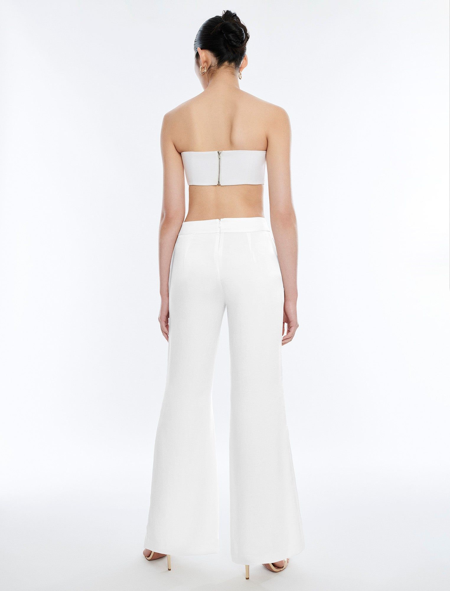 Satin Wide-Leg Trouser sold by BCBGMaxAzria product image thumbnail 4