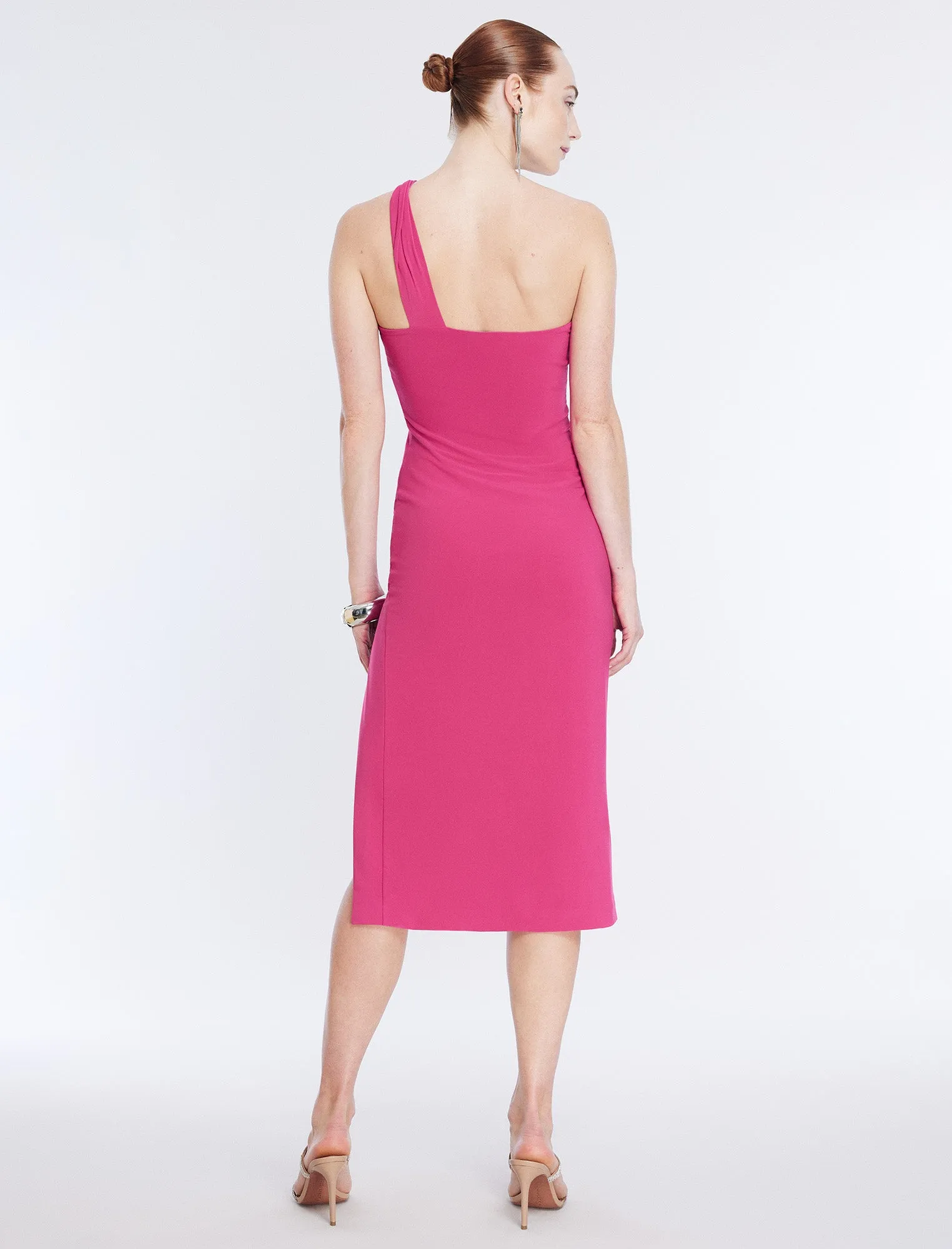 Matilda One Shoulder Midi Dress sold by BCBGMaxAzria product image thumbnail 4