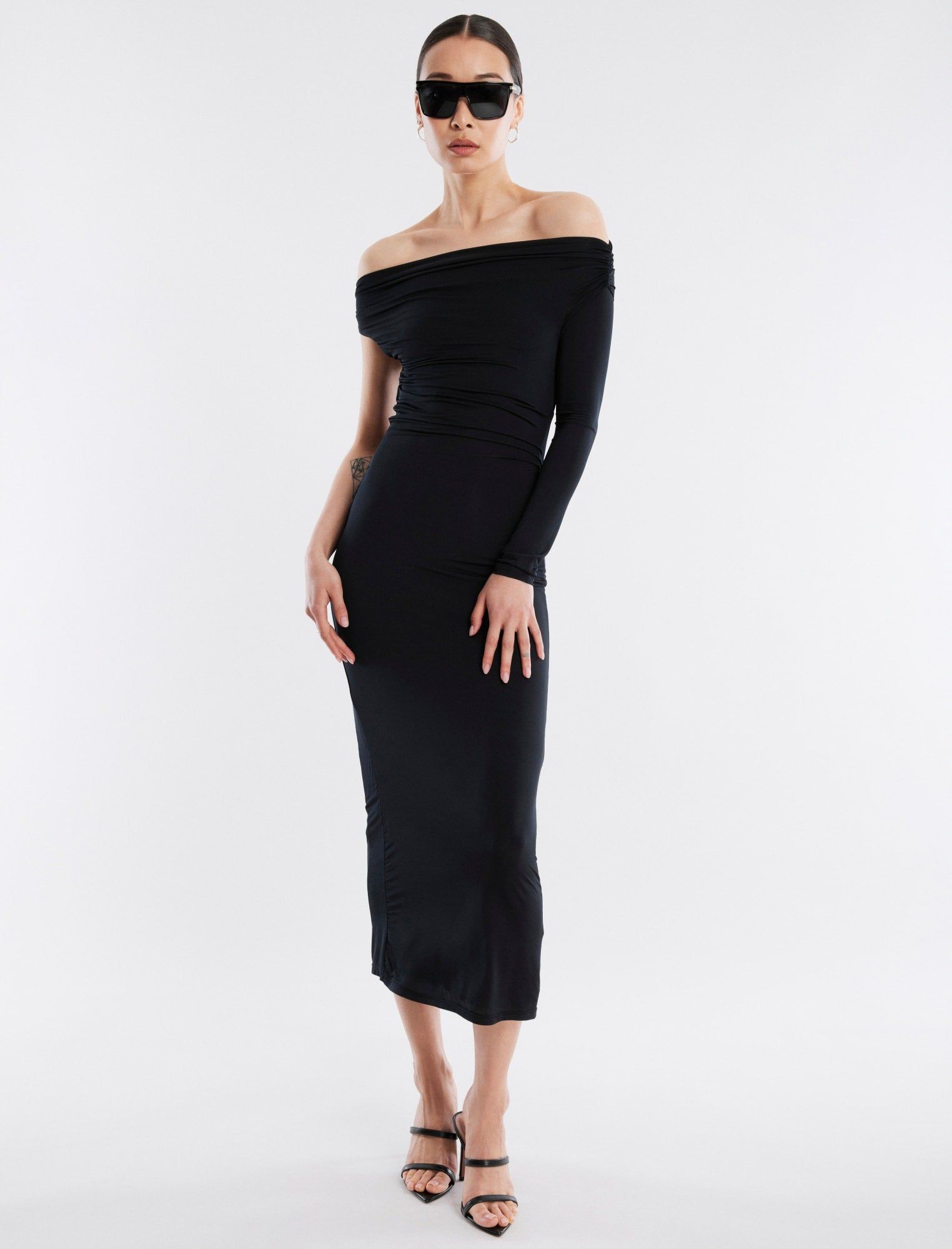 Lisalla Draped Dress sold by BCBGMaxAzria product image thumbnail 4