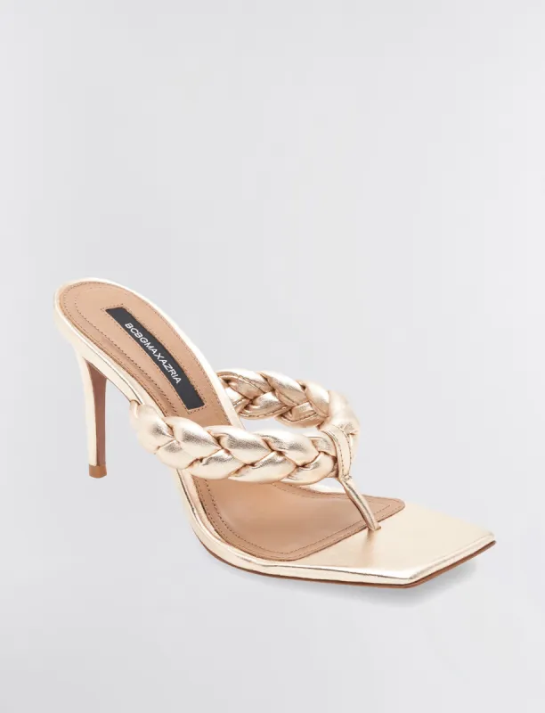Bella Braided Sandal Heel sold by BCBGMaxAzria