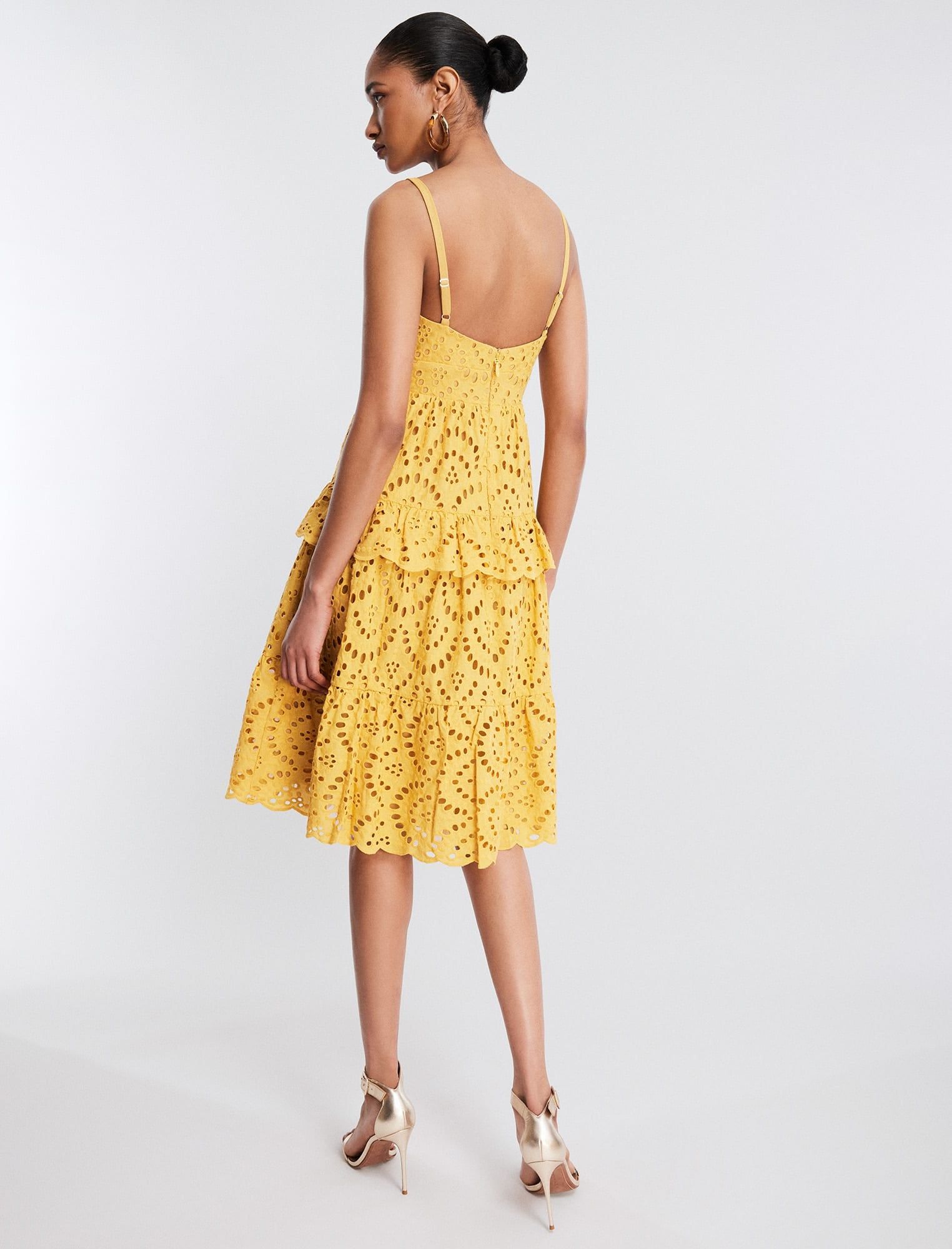 Camille Eyelet Lace Midi Dress sold by BCBGMaxAzria product image thumbnail 4