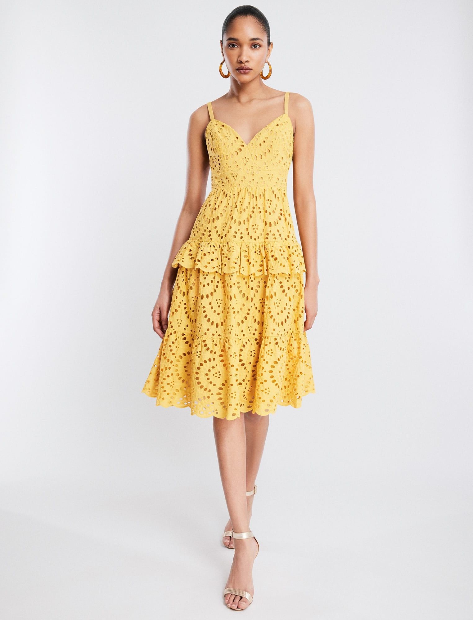 Camille Eyelet Lace Midi Dress sold by BCBGMaxAzria product image thumbnail 5