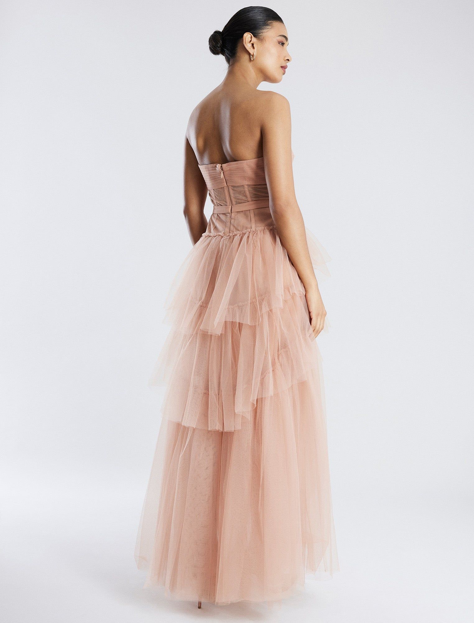 Luna Strapless High-Low Gown sold by BCBGMaxAzria product image thumbnail 4