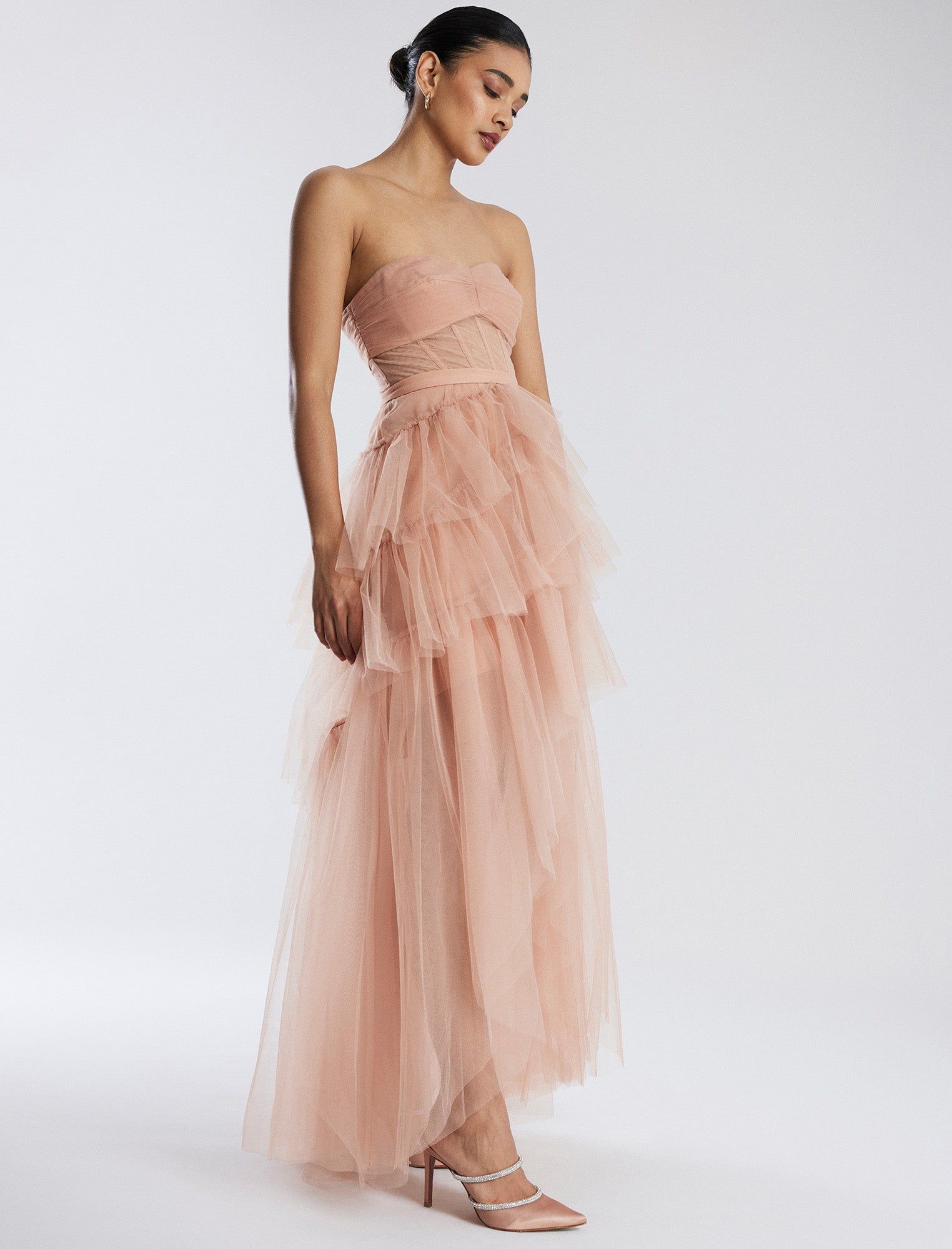 Luna Strapless High-Low Gown sold by BCBGMaxAzria product image thumbnail 5