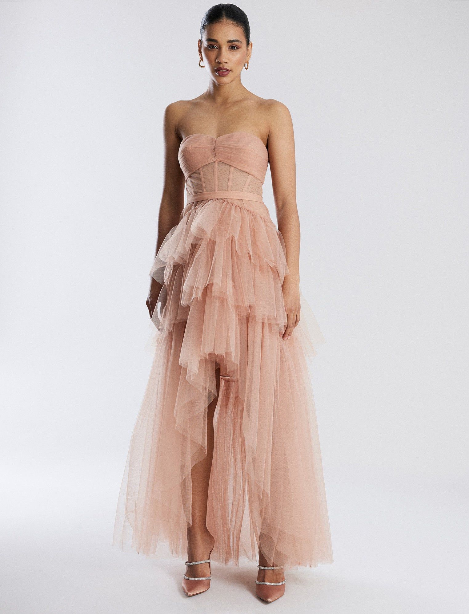 Luna Strapless High-Low Gown sold by BCBGMaxAzria product image thumbnail 2