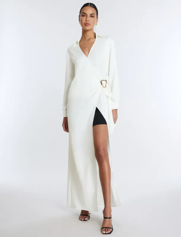 Millie Wrap Tunic Top sold by BCBGMaxAzria