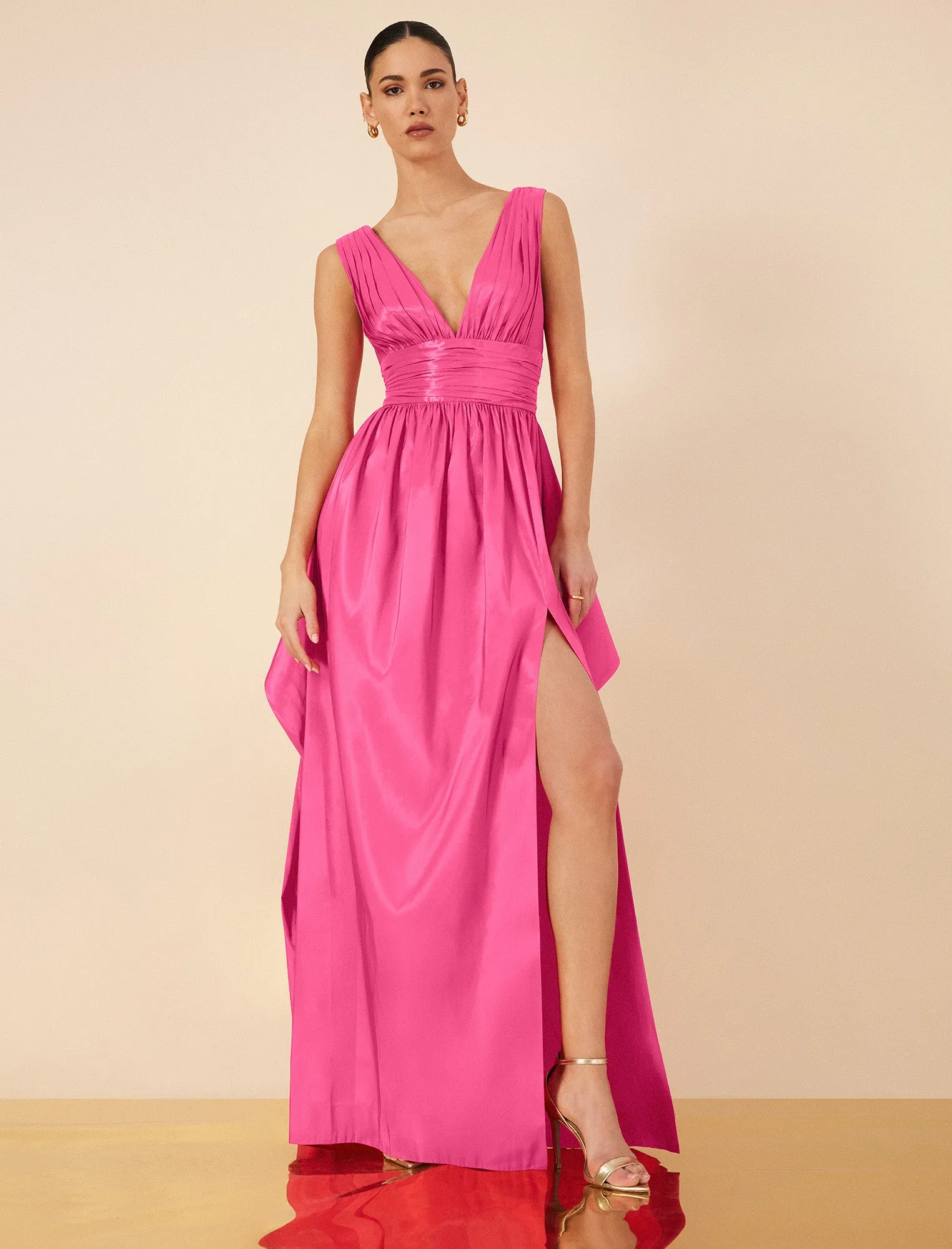 Phoenix Plunging V-Neck Gown | Parallel