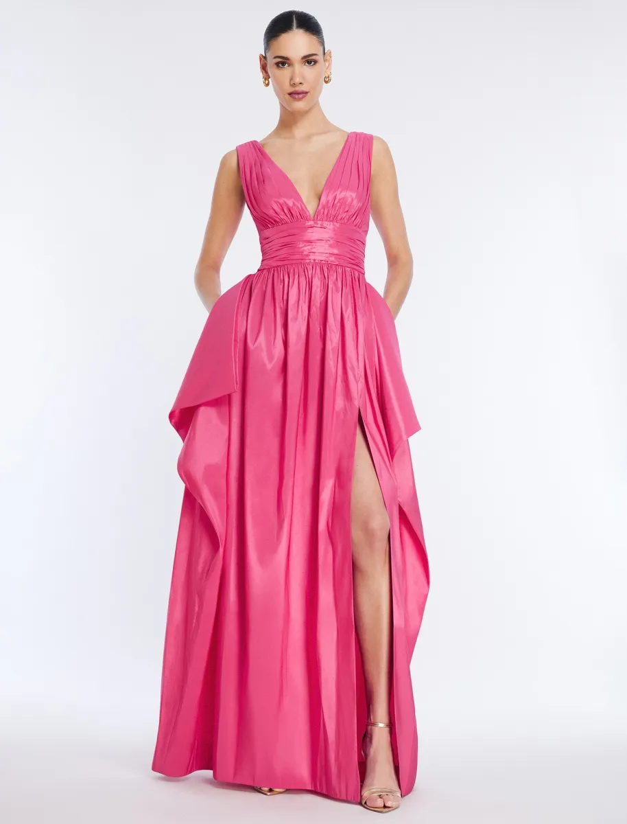 SALE!【BCBG MAXAZRIA】Embellished Plunging V-Neck Gown BCBG MAXAZRIA Juliette Embellished V-Neck Evening Gown Sz XS