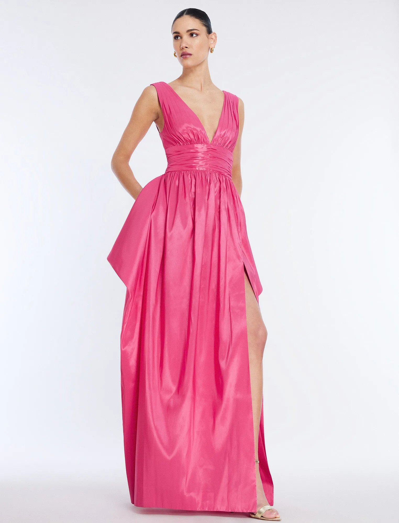 Phoenix Plunging V-Neck Gown sold by BCBGMaxAzria product image thumbnail 5