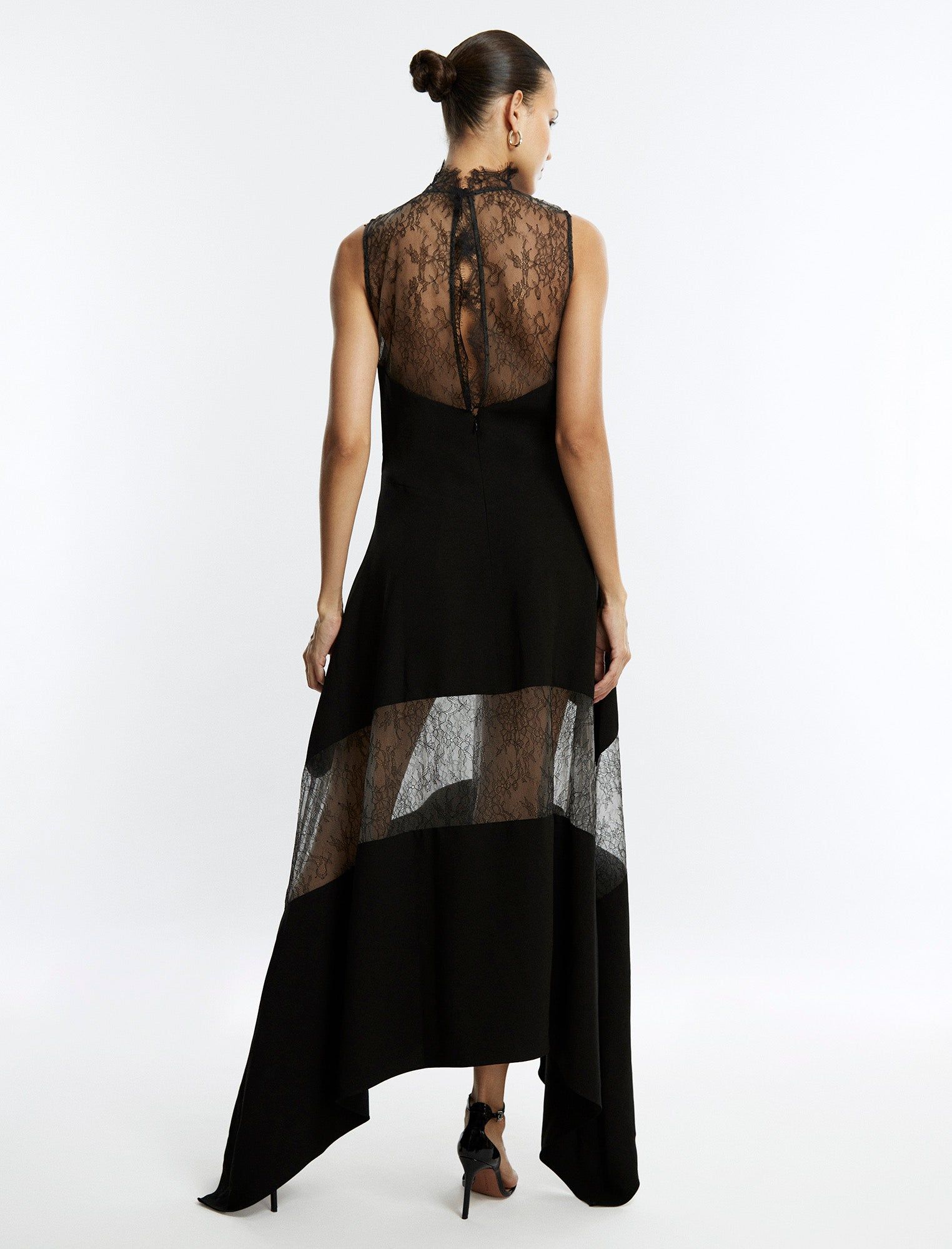 Arya Lace Insert Gown sold by BCBGMaxAzria product image thumbnail 4