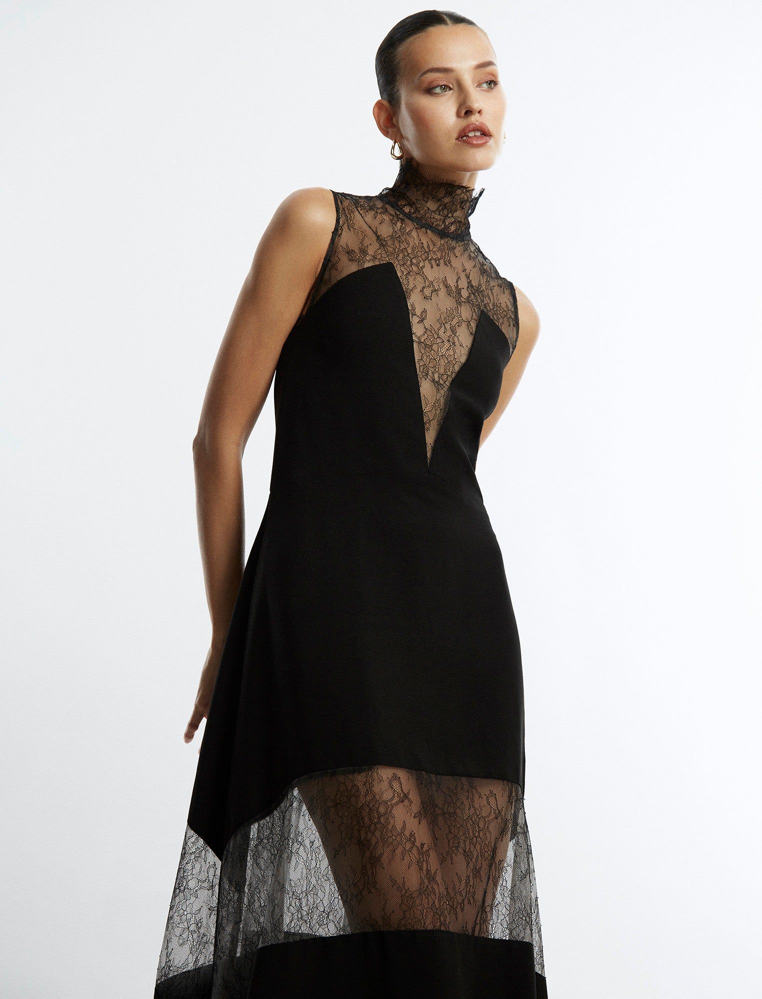 Arya Lace Insert Gown sold by BCBGMaxAzria product image thumbnail 5