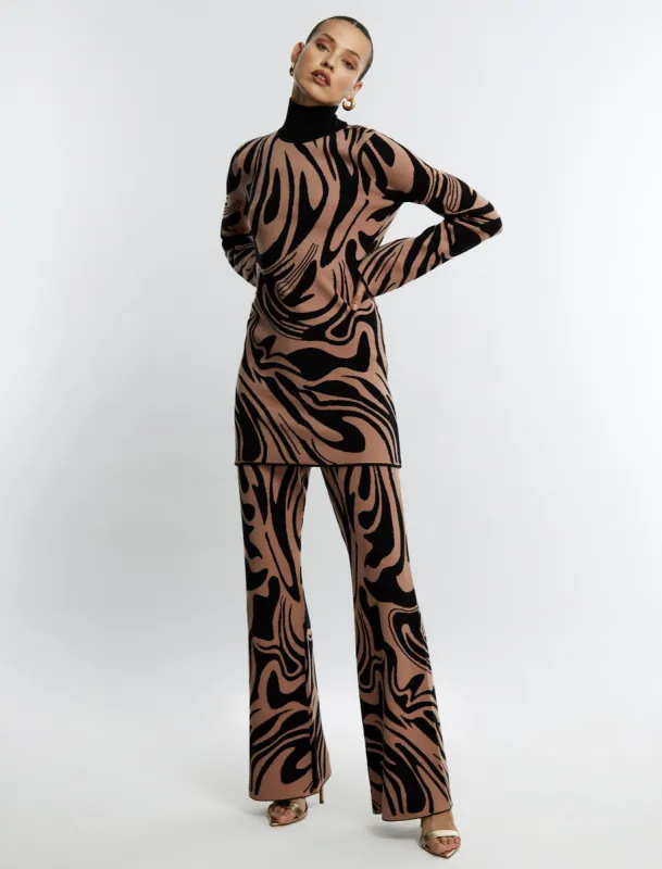Wide-Leg Knit Trouser sold by BCBGMaxAzria