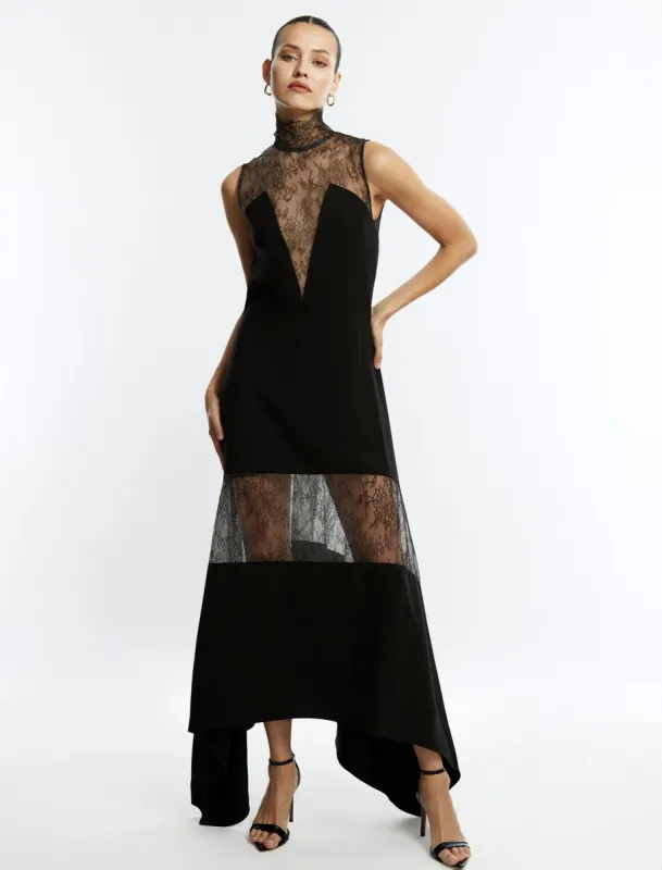 Arya Lace Insert Gown sold by BCBGMaxAzria