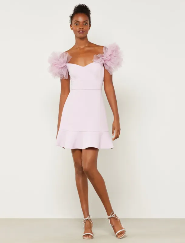 Sweetheart Poof Sleeve Evening Dress sold by BCBGMaxAzria