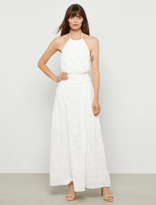Ruched Waist Halter Maxi Dress sold by BCBGMaxAzria