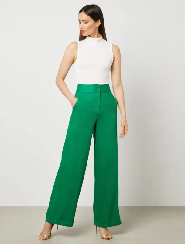 Esmae Wide-Leg Pant sold by BCBGMaxAzria