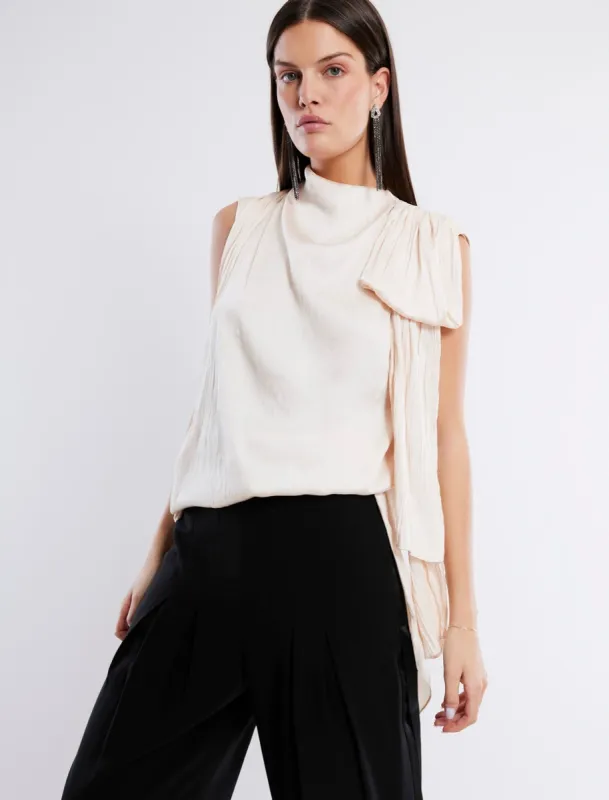 Ambre Draped Top sold by BCBGMaxAzria