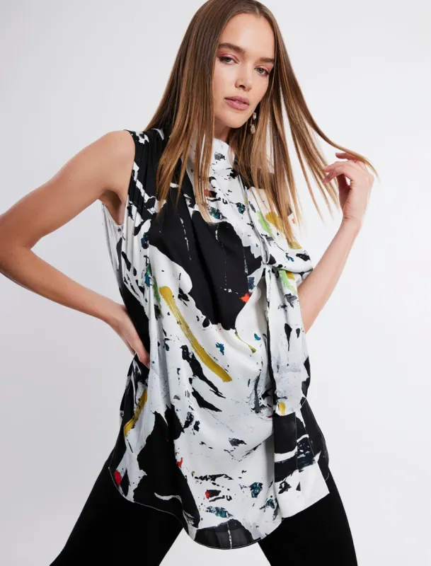 Ambre Draped Top sold by BCBGMaxAzria