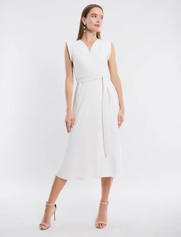 Cecile Cap Sleeve Midi Dress sold by BCBGMaxAzria