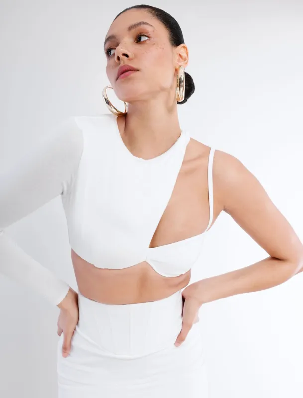 Rialto One Sleeve Bra Top sold by BCBGMaxAzria