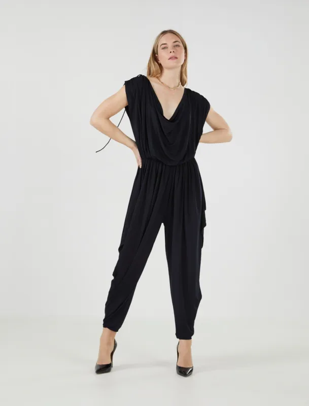 Feelta Short Sleeve Jumpsuit sold by BCBGMaxAzria