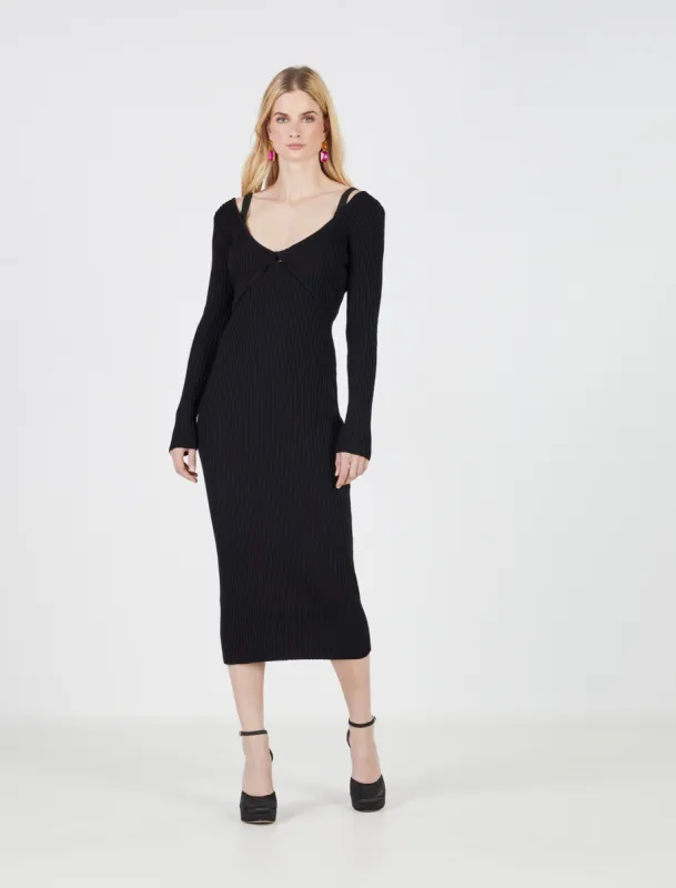 Xyla Long Sleeve Dress sold by BCBGMaxAzria