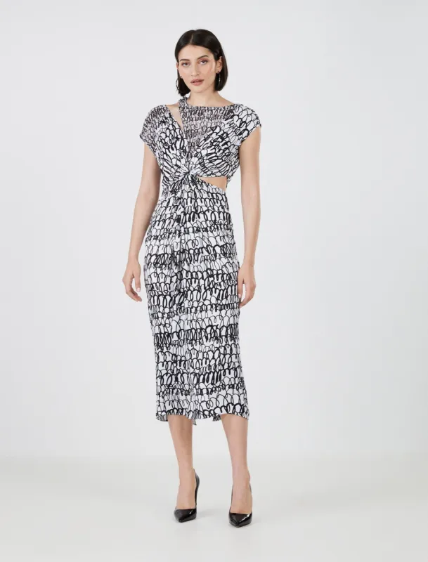 Ludovic Cutout Midi Dress sold by BCBGMaxAzria