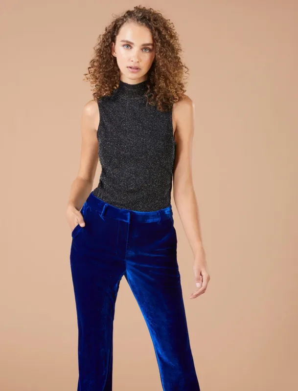 Metallic Sleeveless Bodysuit sold by BCBGMaxAzria