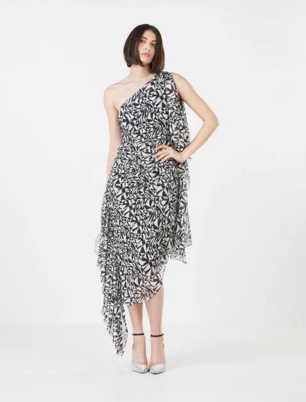 Santino One Shoulder Evening Dress sold by BCBGMaxAzria