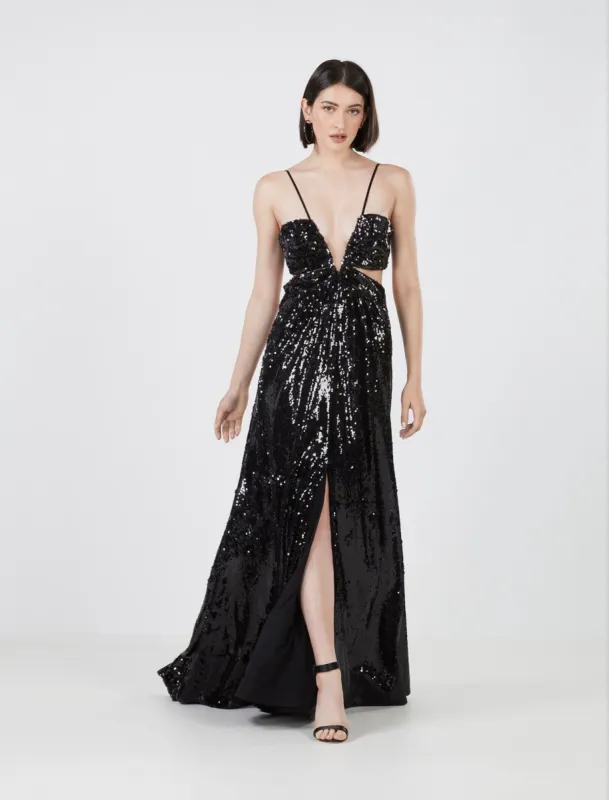 Giacomo Cutout Sequin Evening Dress sold by BCBGMaxAzria