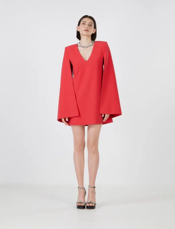 Nicolo Cape Sleeve Dress sold by BCBGMaxAzria