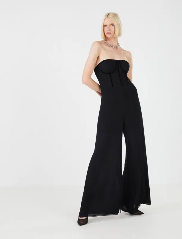 Cameron Bustier Jumpsuit sold by BCBGMaxAzria