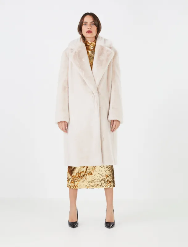 Genny Faux Fur Coat sold by BCBGMaxAzria