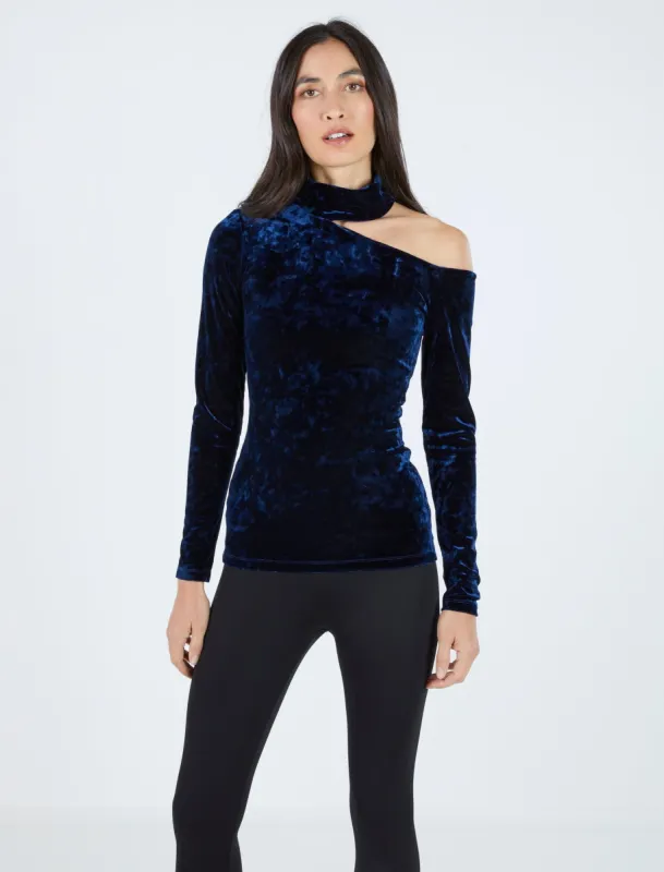 Cold Shoulder Turtleneck Top sold by BCBGMaxAzria