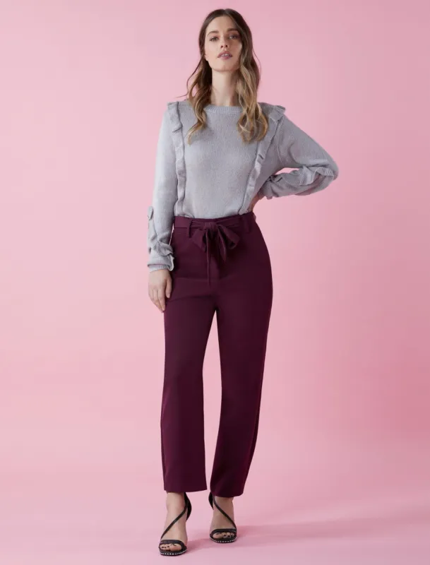 Tie Belt Pant sold by BCBGMaxAzria