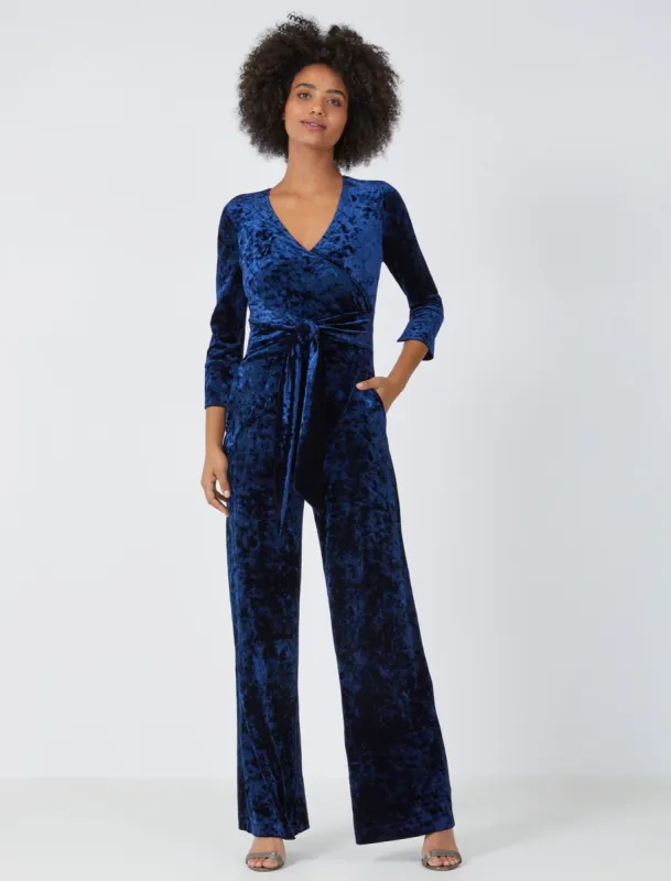 Haley Velvet Jumpsuit made by BCBGMaxAzria