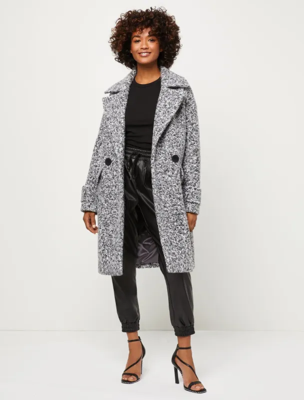 Double-Breasted Boucle Coat sold by BCBGMaxAzria