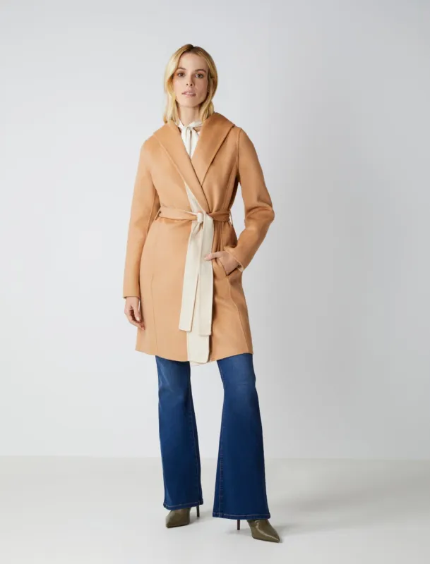 Hooded Wrap Coat sold by BCBGMaxAzria