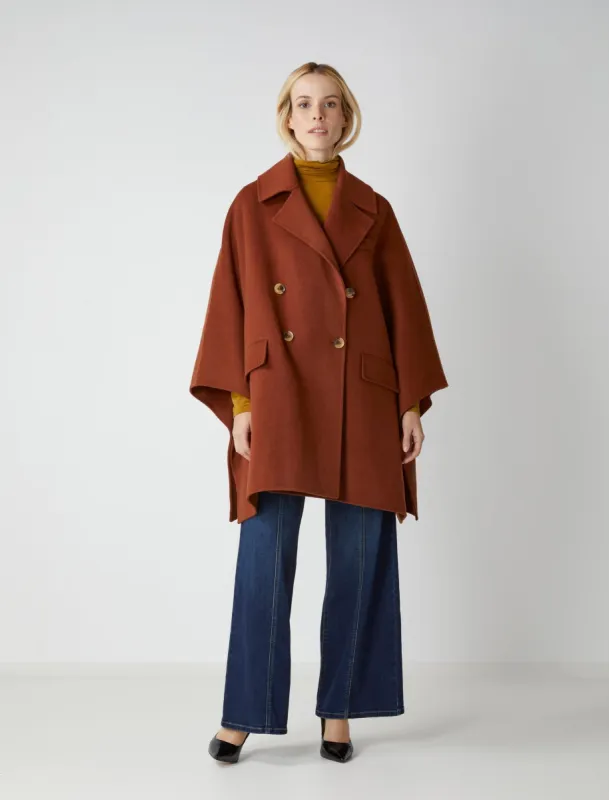 Double-Breasted Capelet sold by BCBGMaxAzria