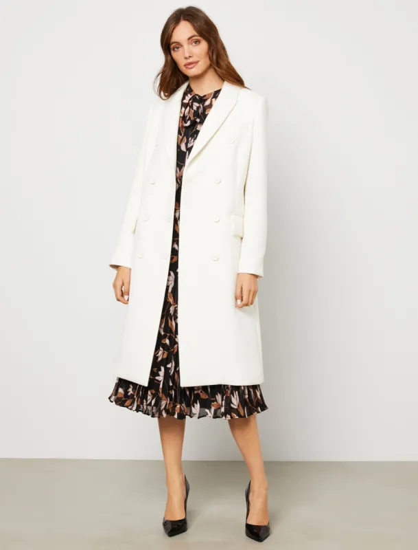 Double-Breasted Fitted Coat sold by BCBGMaxAzria