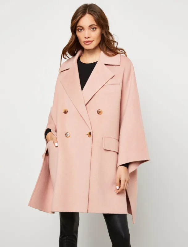 Double-Breasted Capelet sold by BCBGMaxAzria
