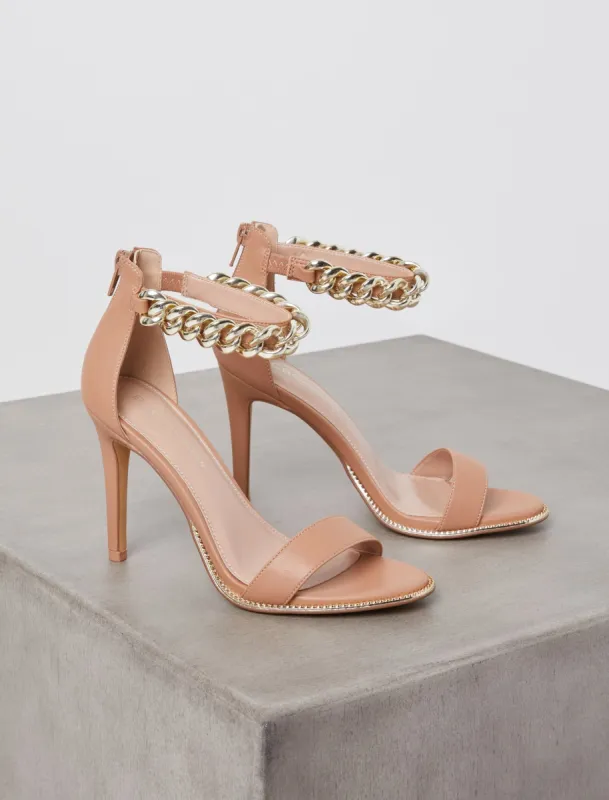 Jadia Chain Sandal Heel sold by BCBGMaxAzria